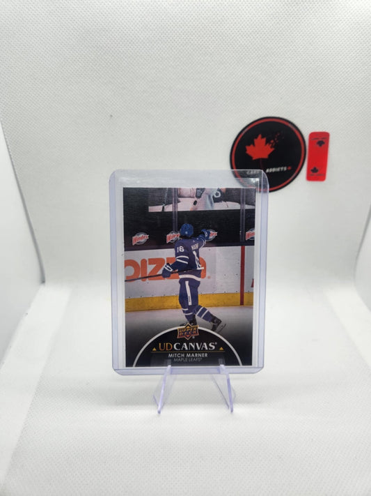 2021-22 Upper Deck mitch Marner UD Canvas Black Parallel SP- Toronto Maple Leafs