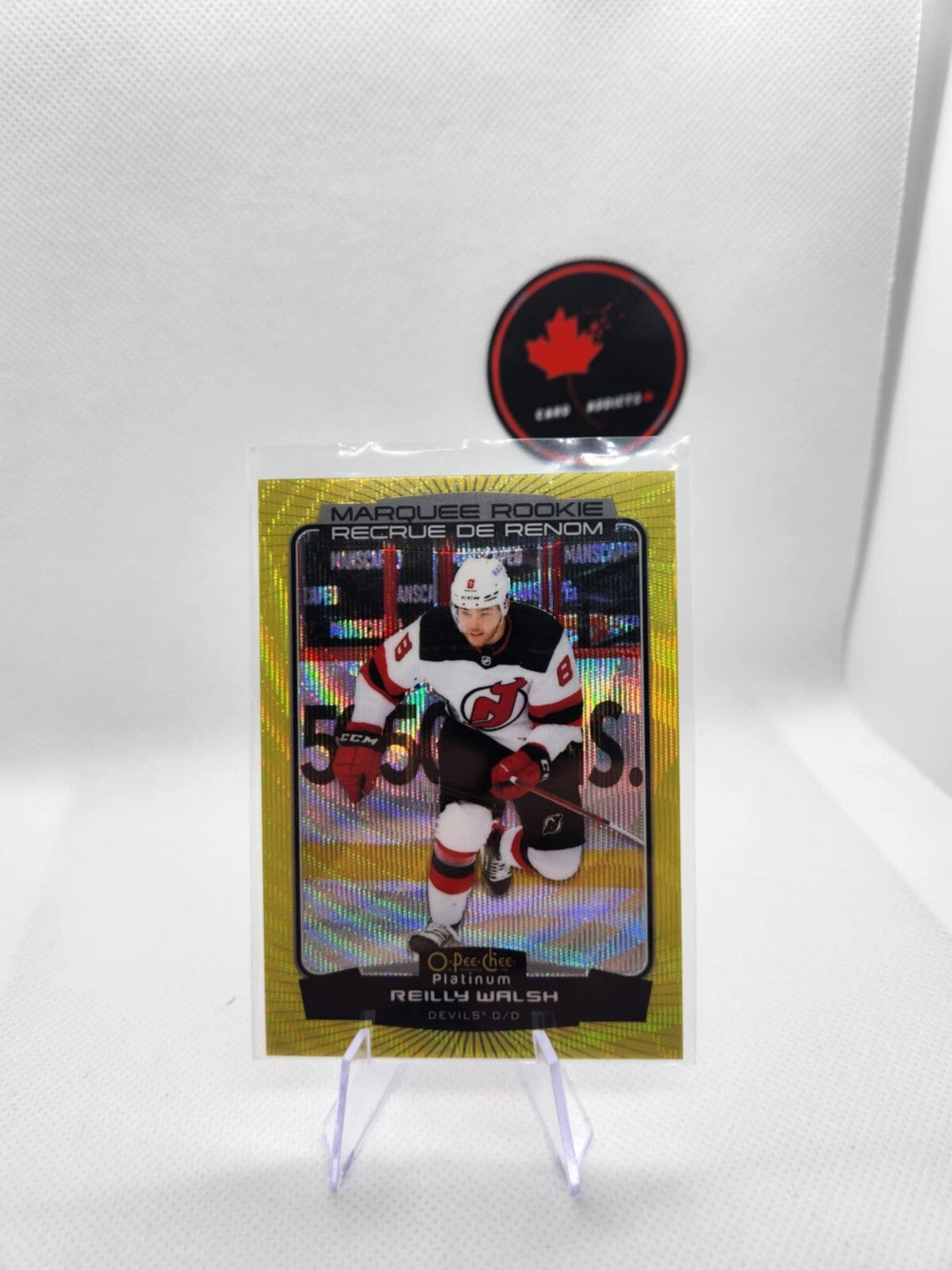 2022-23 O-Pee-Chee Marquee Rookie Yellow Border Reilly Walsh #571 Rookie RC