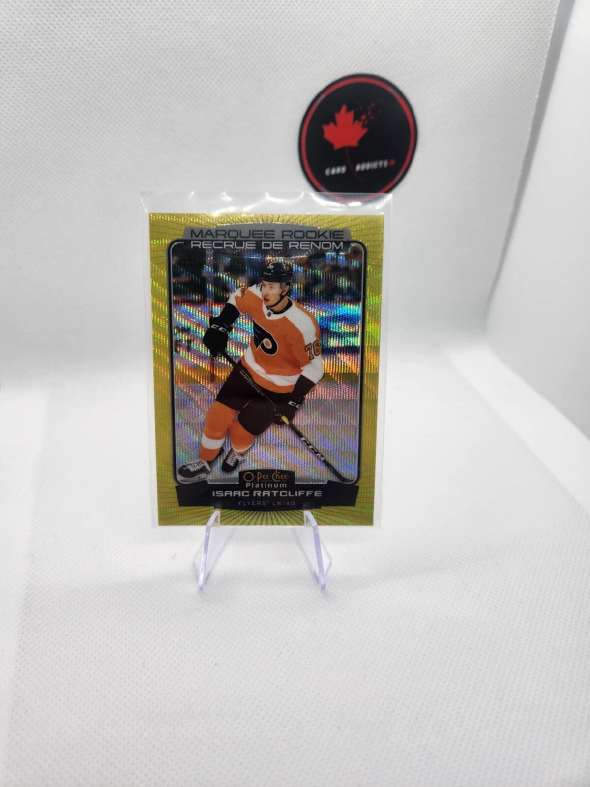2022-23 O-Pee-Chee Marquee Rookie Yellow Border Isaac Ratcliffe #552 Rookie RC