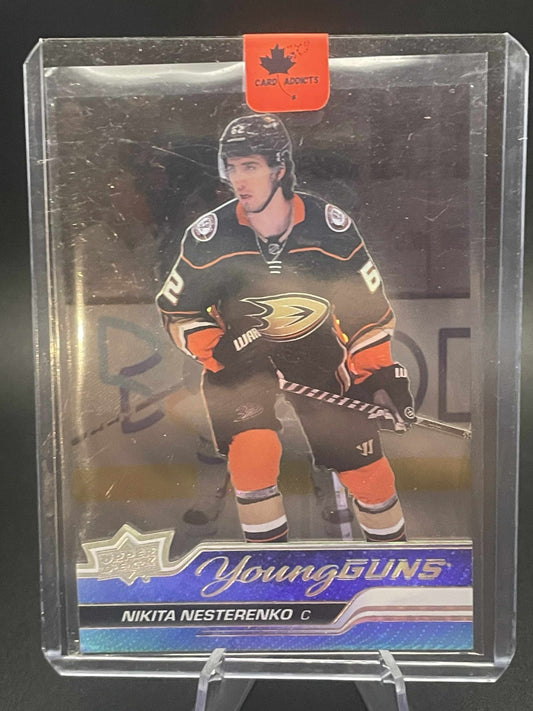 2023-24 UD EXTENDED YOUNG GUNS ACETATE NIKITA NESTERENKO SSP #230 RC