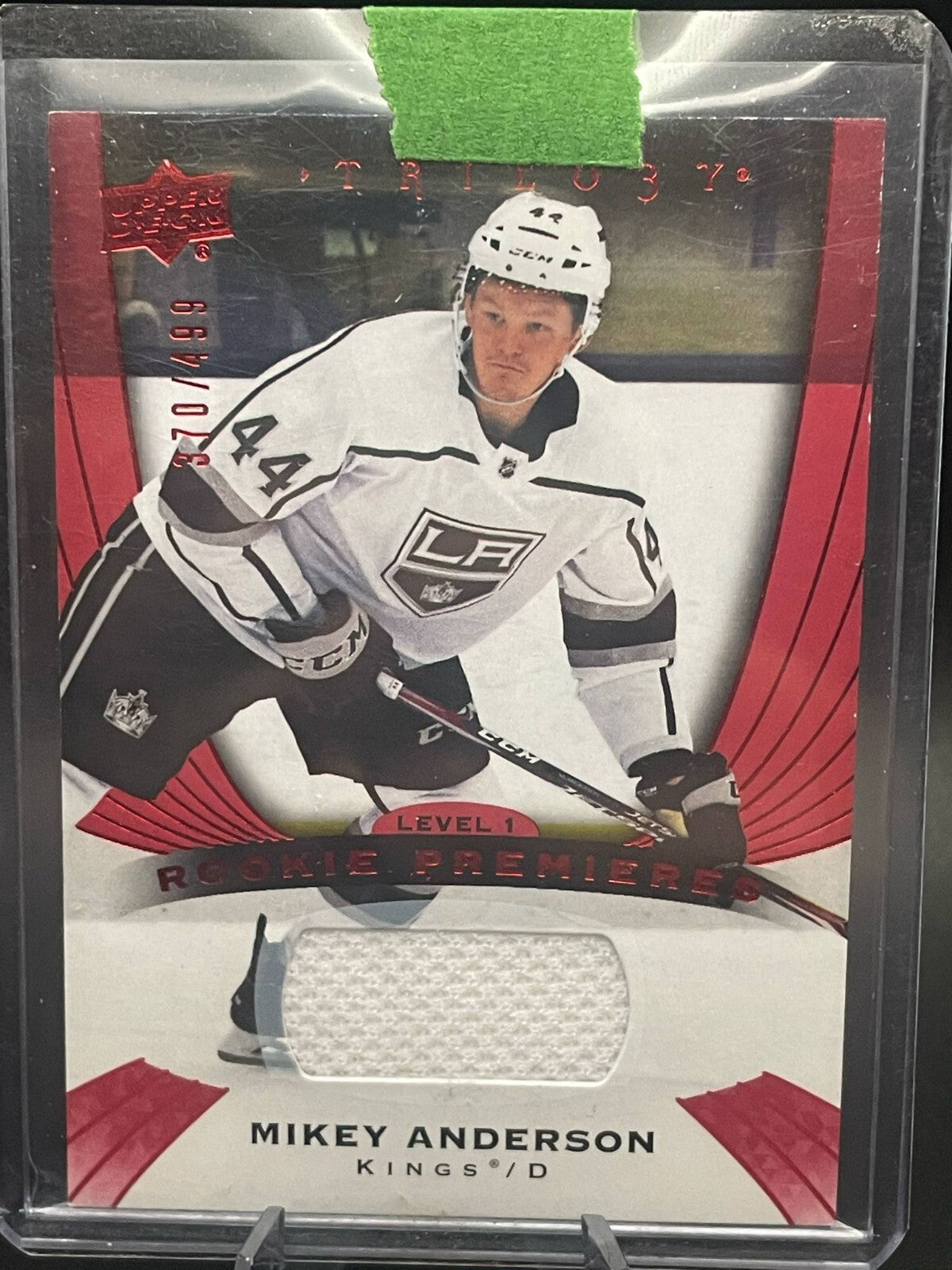 2020-21 UD Trilogy Rookie Premieres Jersey Mikey Anderson /499 #68