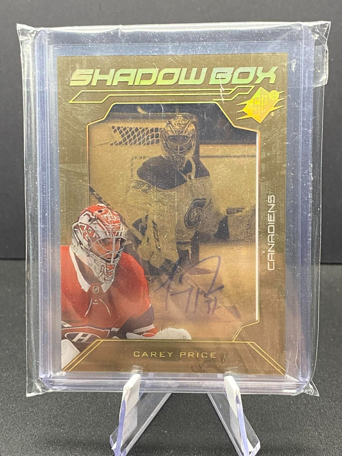 2020-21 SPx Shadow Box Auto Tier 1 /125 Carey Price #SBA-CP Auto