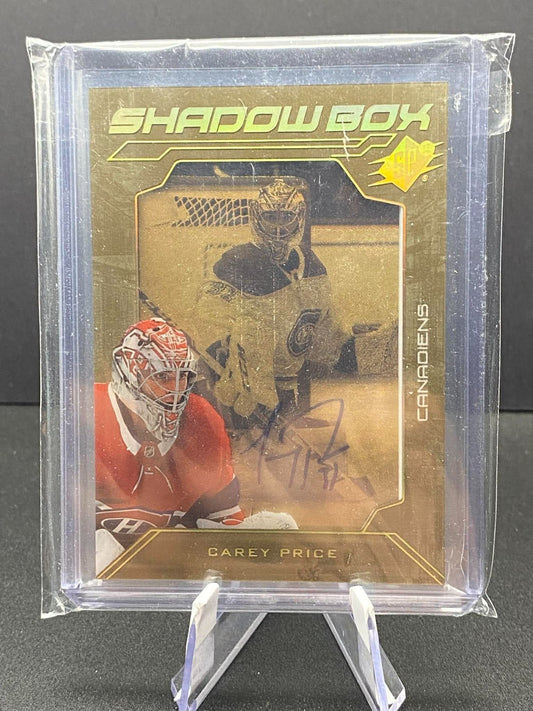 2020-21 SPx Shadow Box Auto Tier 1 /125 Carey Price #SBA-CP Auto