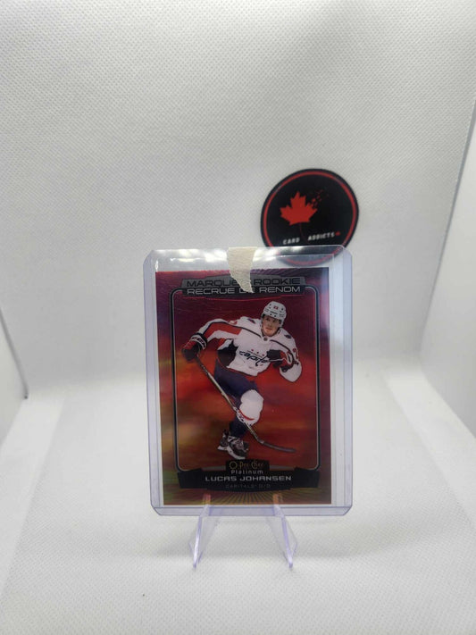 2022-23 O-Pee-Chee Platinum Hockey Lucas Johansen Sunset Marquee Rookie
