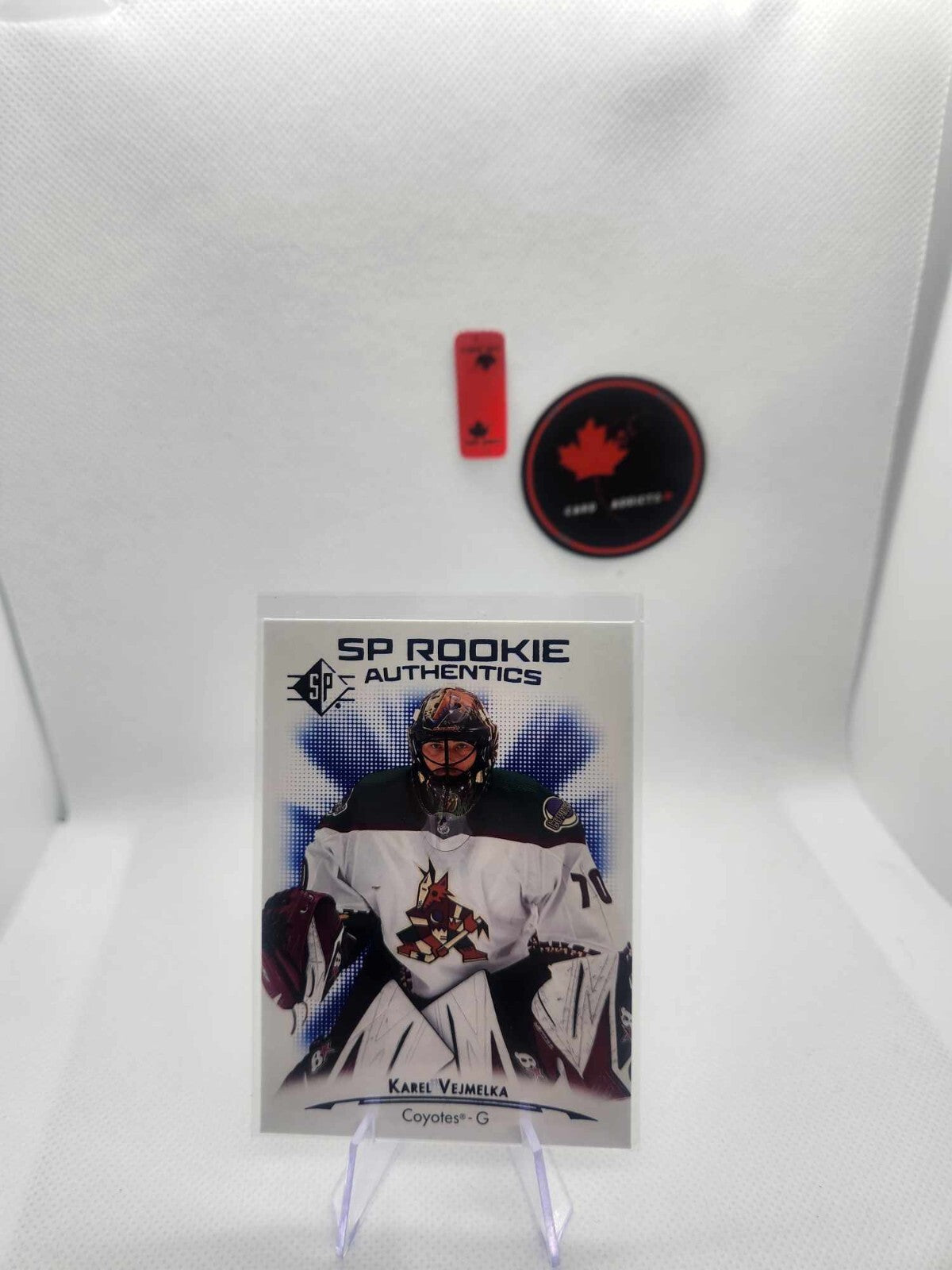 Karel Vejmelka 2020-21 Upper Deck SP Rookie Authentics Blue #120
