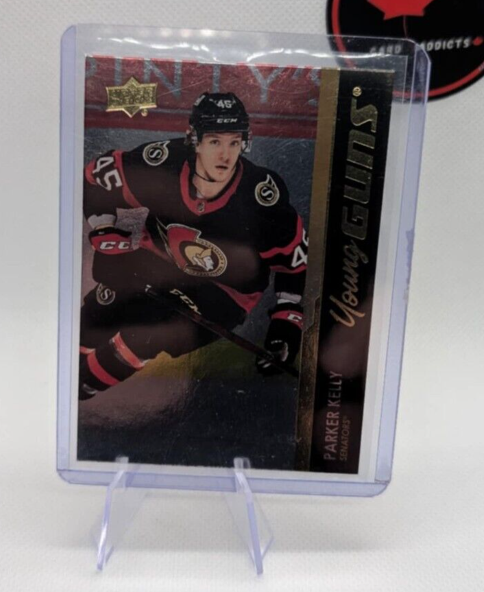 2021-22 Upper Deck Young Guns Silver Foil Parker Kelly #240 RC