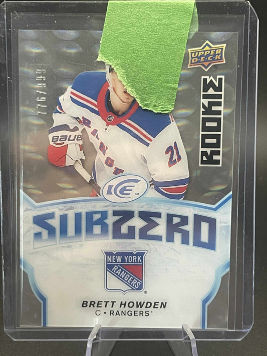 2018-19 Upper Deck Ice Sub Zero Rookie /999 Brett Howden #SZ-24 Rookie RC