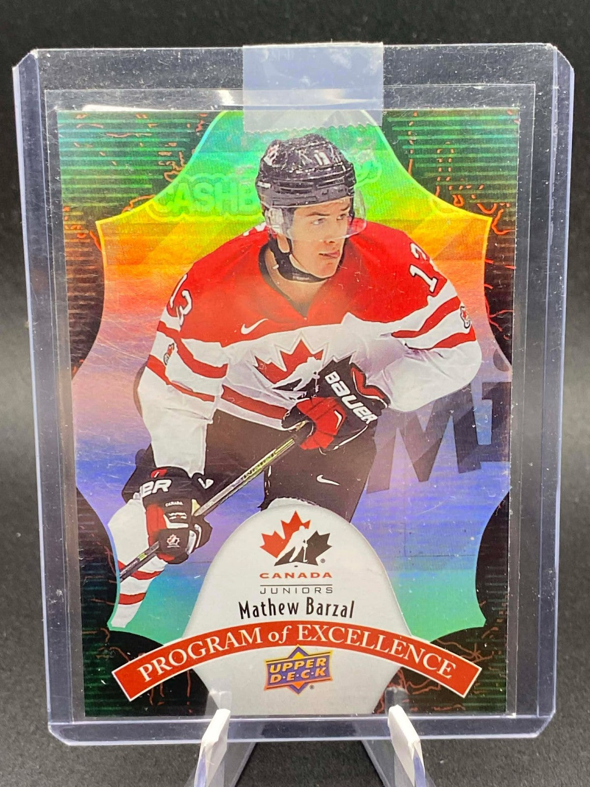 2016-17 Team Canada Juniors Program of Excellence #POE10 Mathew Barzal