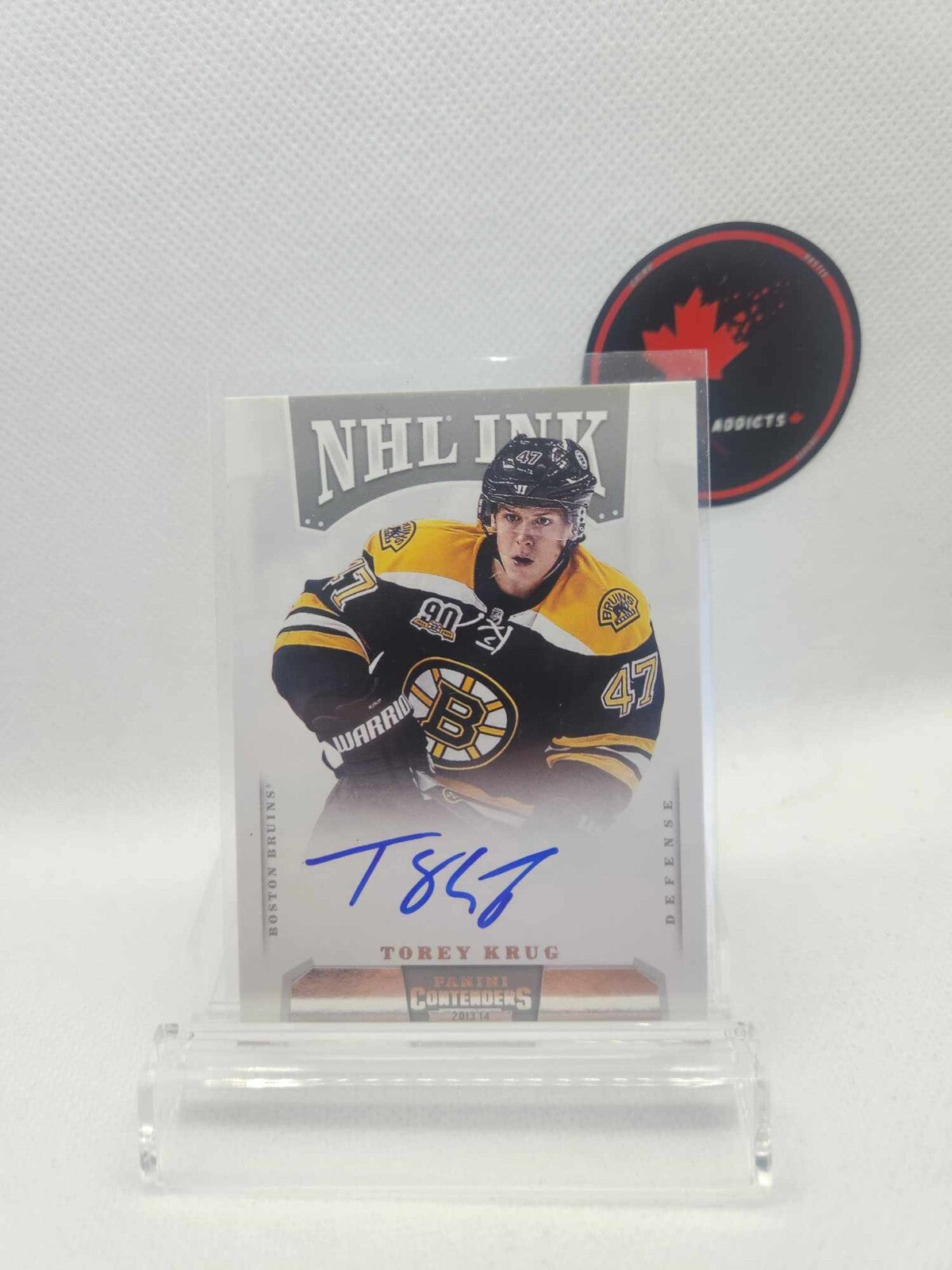 2013-14 Panini Contenders NHL Ink #ITK Torey Krug