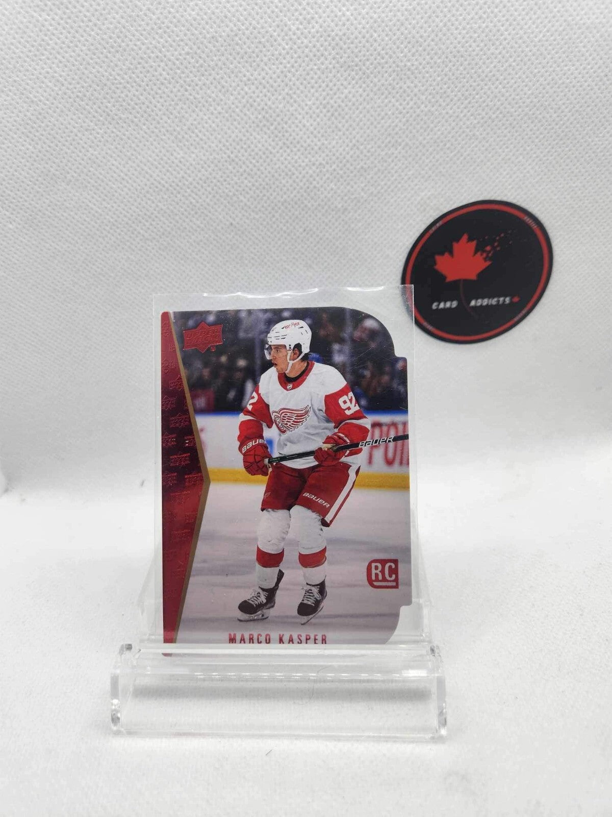 2023-2024 UD Marco Kasper Red Die Cut #RDT-10 RC Series 1 Red Wings