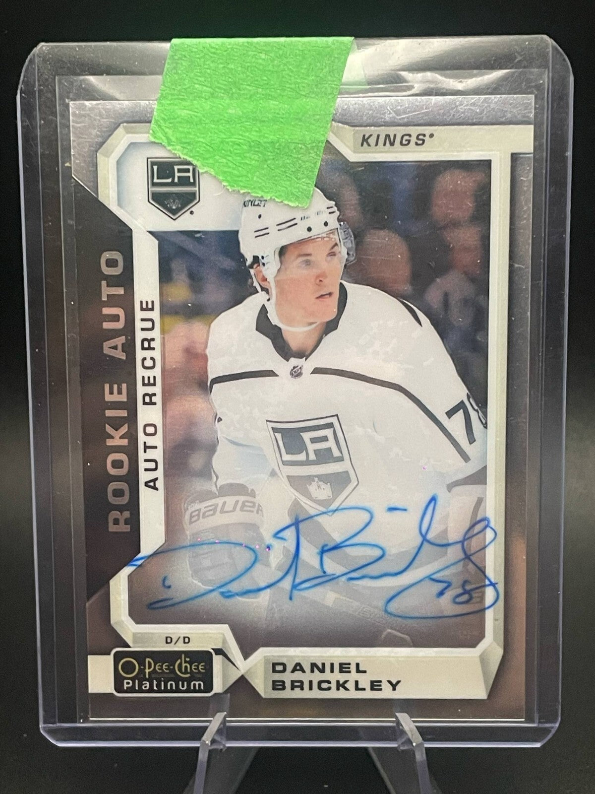 2018-19 OPC Platinum Daniel Brickley RC Rookie AUTO #R-DB Los Angeles Kings