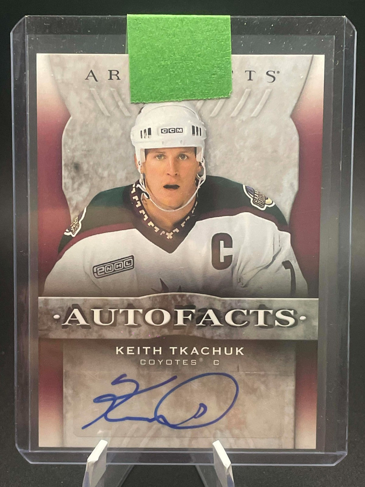 2021-22 Artifacts Autofacts Keith Tkachuk #Af-kt