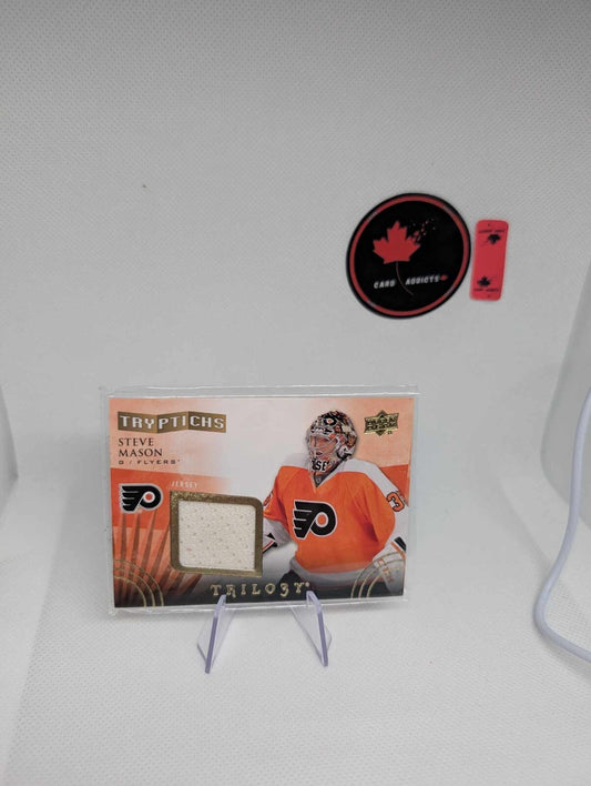 2014-15 Upper Deck Trilogy Tryptichs #TFLY3 Steve Mason JSY /400