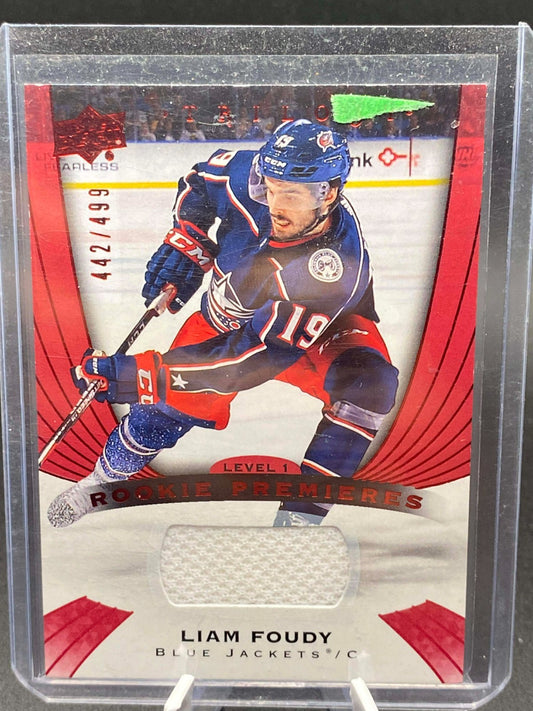 2020-21 Upper Deck Trilogy Rookie Premieres /499 Level 1 Liam Foudy #72