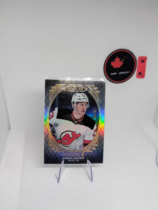 2020-21 UD Stature Mikhail Maltsev Rookie Portrait #d /99 - Devils