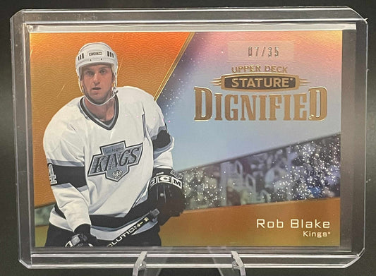 2022-23 Upper Deck Stature Dignified Orange Rob Blake /35