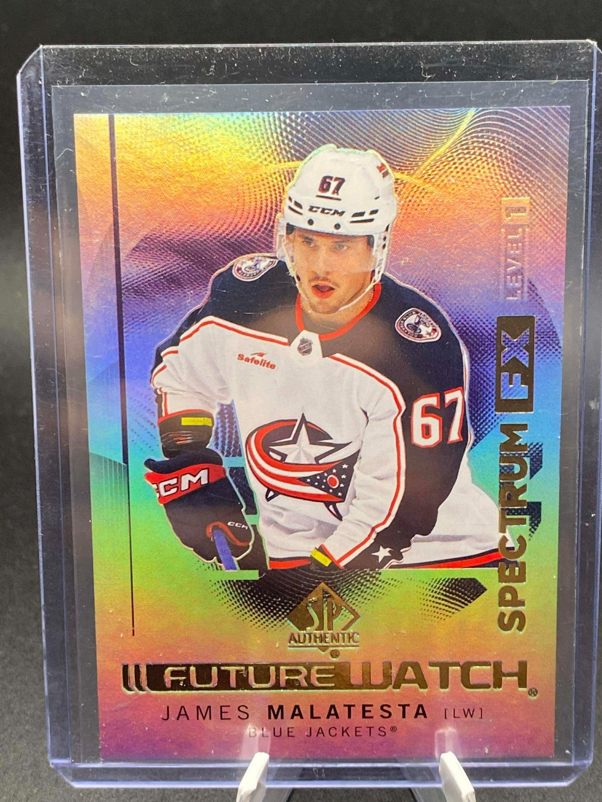 2024-25 SP Authentic James Malatesta Spectrum FX Future Watch Level 1 RC #S-53