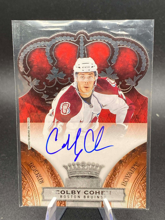 2010-11 Panini Crown Royal Rookie Royalty Auto Colby Cohen /499 Colorado Avs