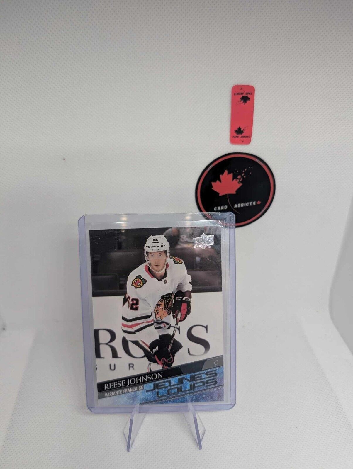 2020-21 Upper Deck YOUNG GUNS JEUNES LOUPS Reese Johnson Rookie Chicago