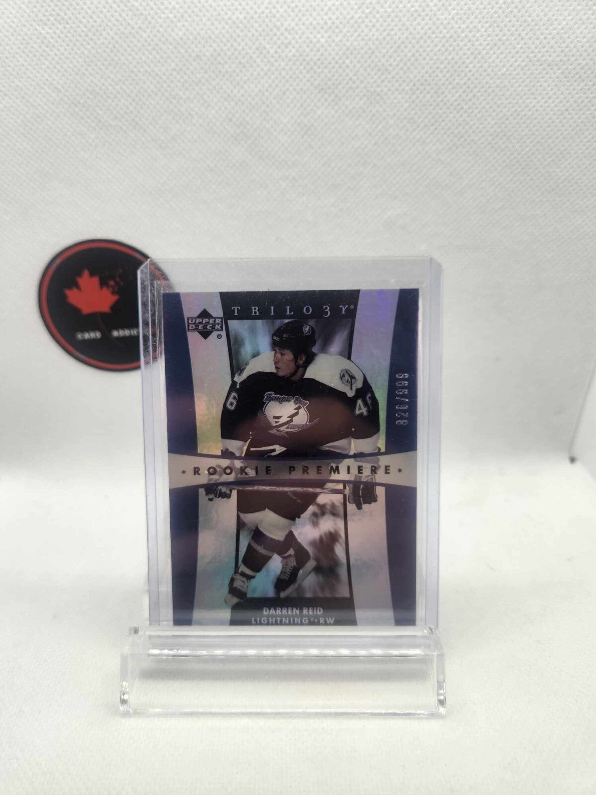 2005-06 UPPER DECK TRILOGY ROOKIE PREMIERE #309 DARREN REID /999