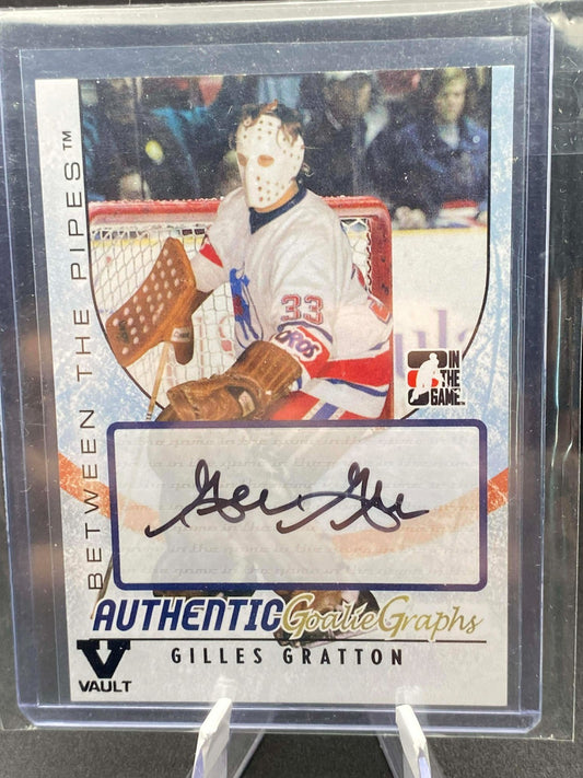 2007-08 Between The Pipes Autographs #AGG Gilles Gratton