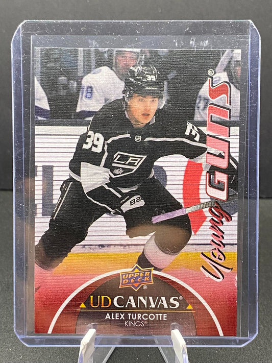 2021-22 Upper Deck UD Canvas YOUNG GUNS Alex Turcotte Los Angeles Kings #C389