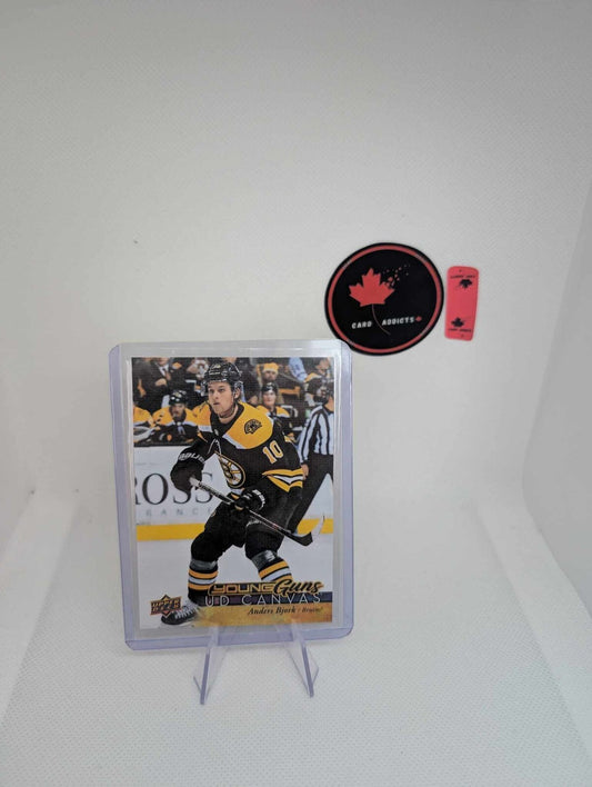 2017-18 Upper Deck UD Canvas Young Guns Anders Bjork Rookie #C234 Boston Bruins