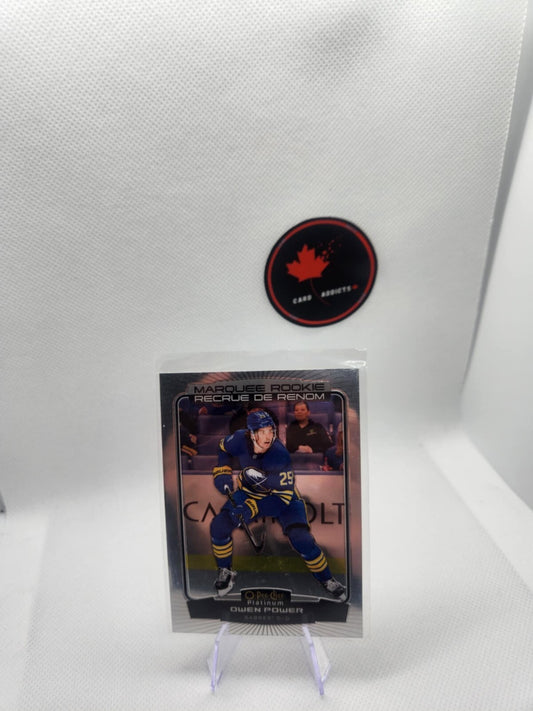 Owen Power 2022-23 O-Pee-Chee Platinum Marquee Rookie