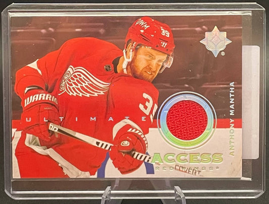 2020-21 Upper Deck Ultimate Collection Access Jersey Anthony Mantha Detroit Red