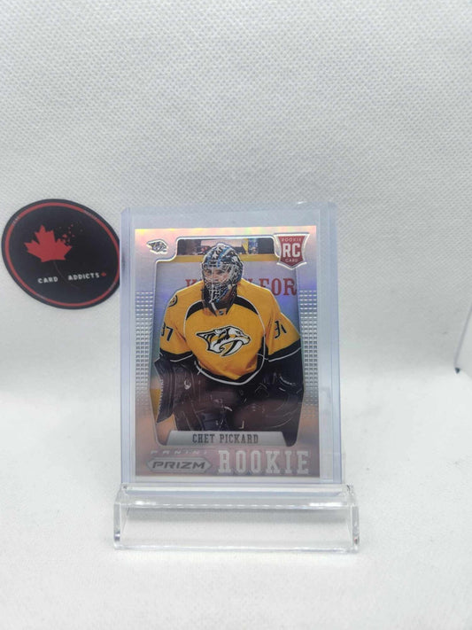2012-13 Panini Rookie Anthology Prizm Silver Prizm Chet Pickard #83 Rookie RC