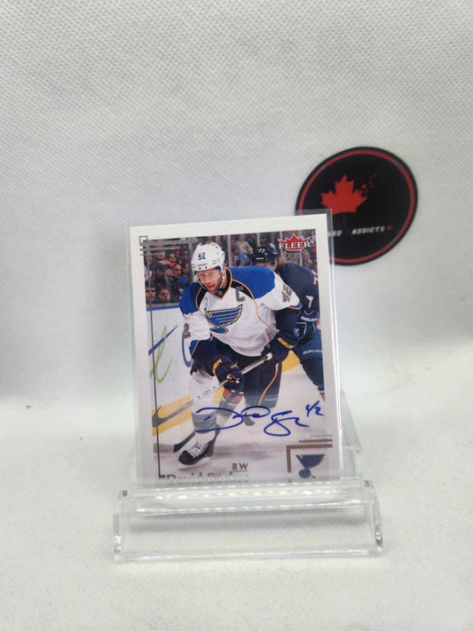 2012-13 Fleer Retro Auto David Backes #19 Auto
