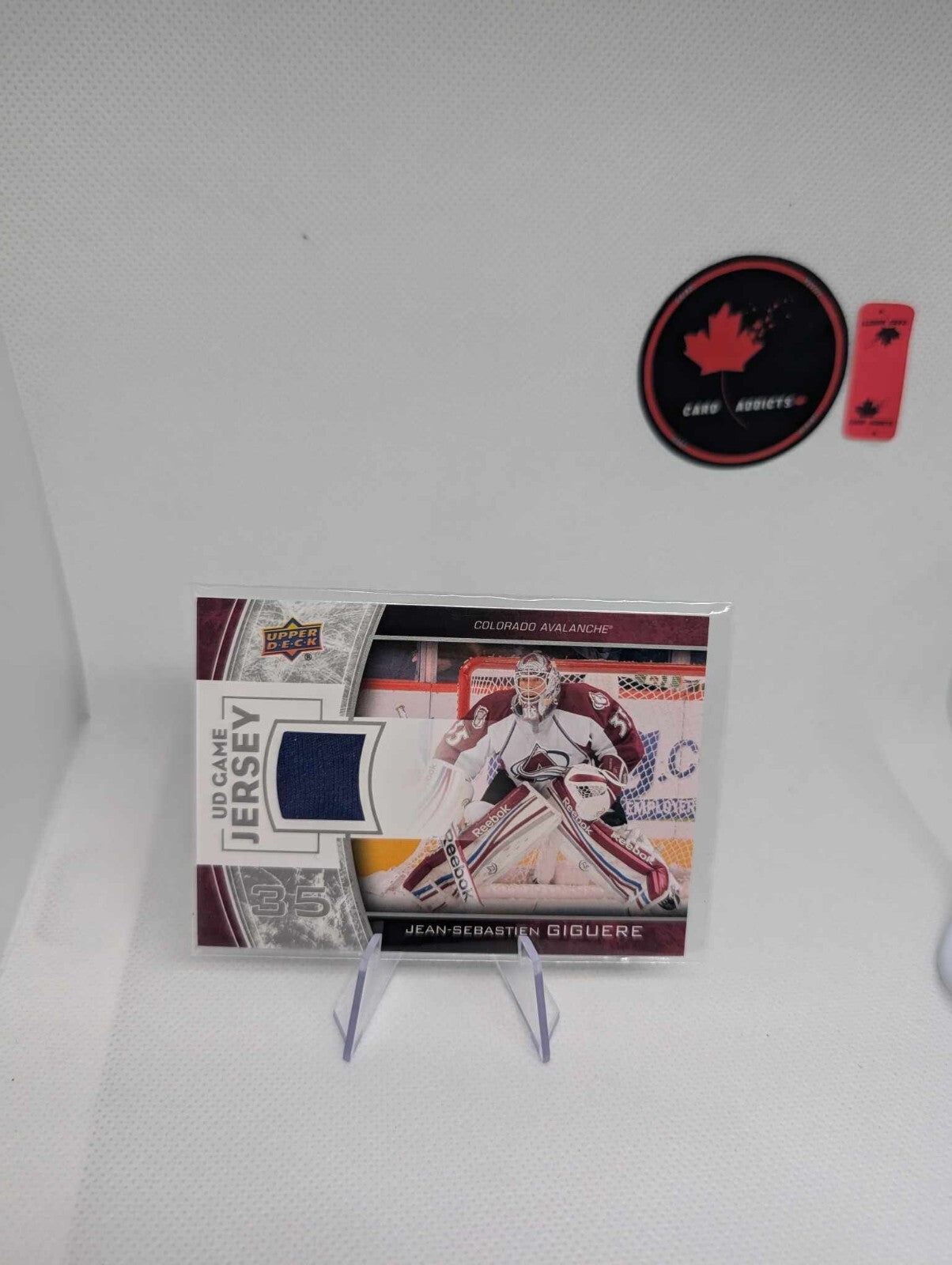2013-14 Upper Deck UD Game Jerseys Jean-Sebastien Giguere Colorado Avalanche