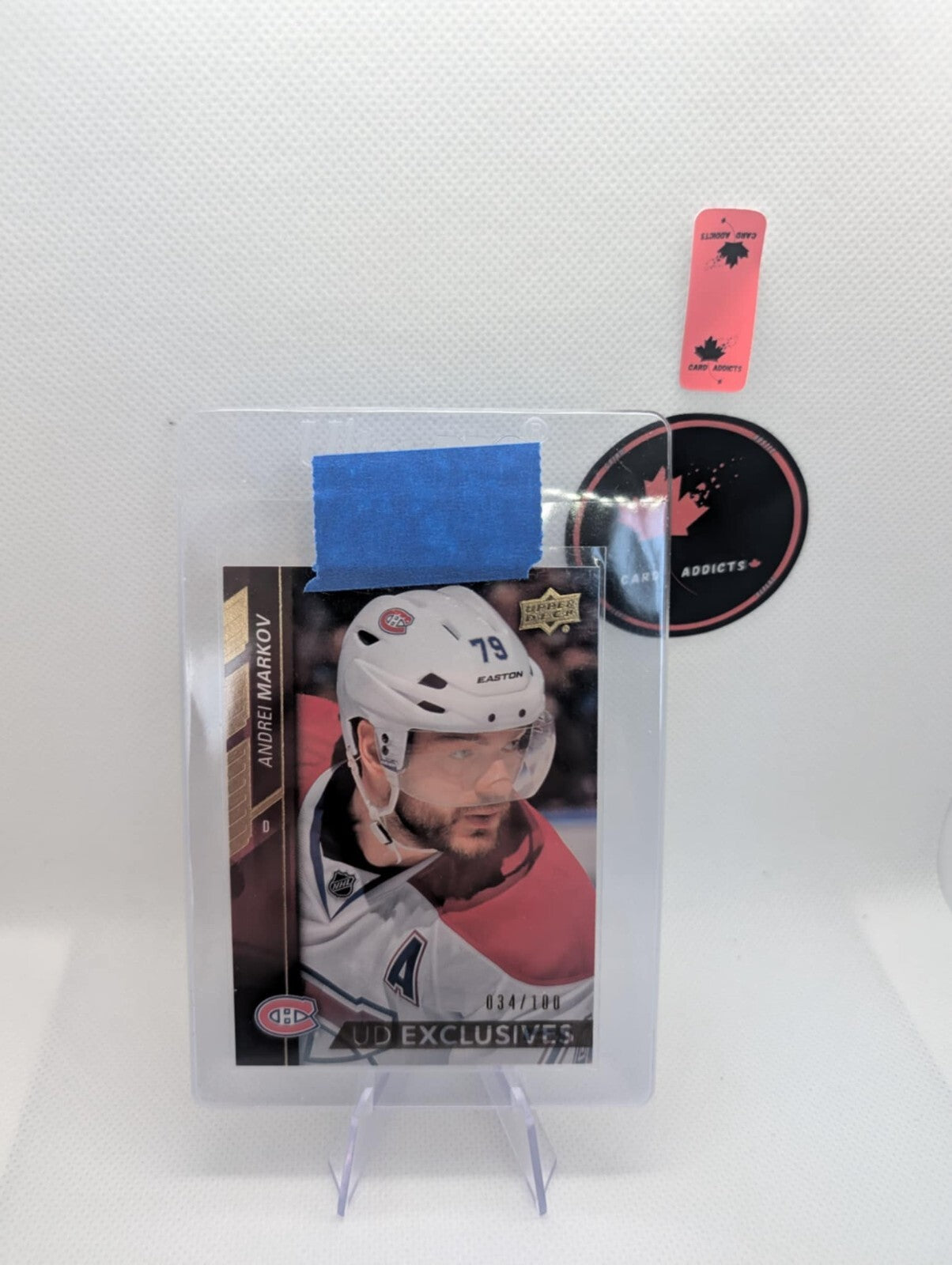 2015 UPPER DECK SERIES 1 ANDREI MARKOV #95 UD EXCLUSIVES /100 CANADIENS