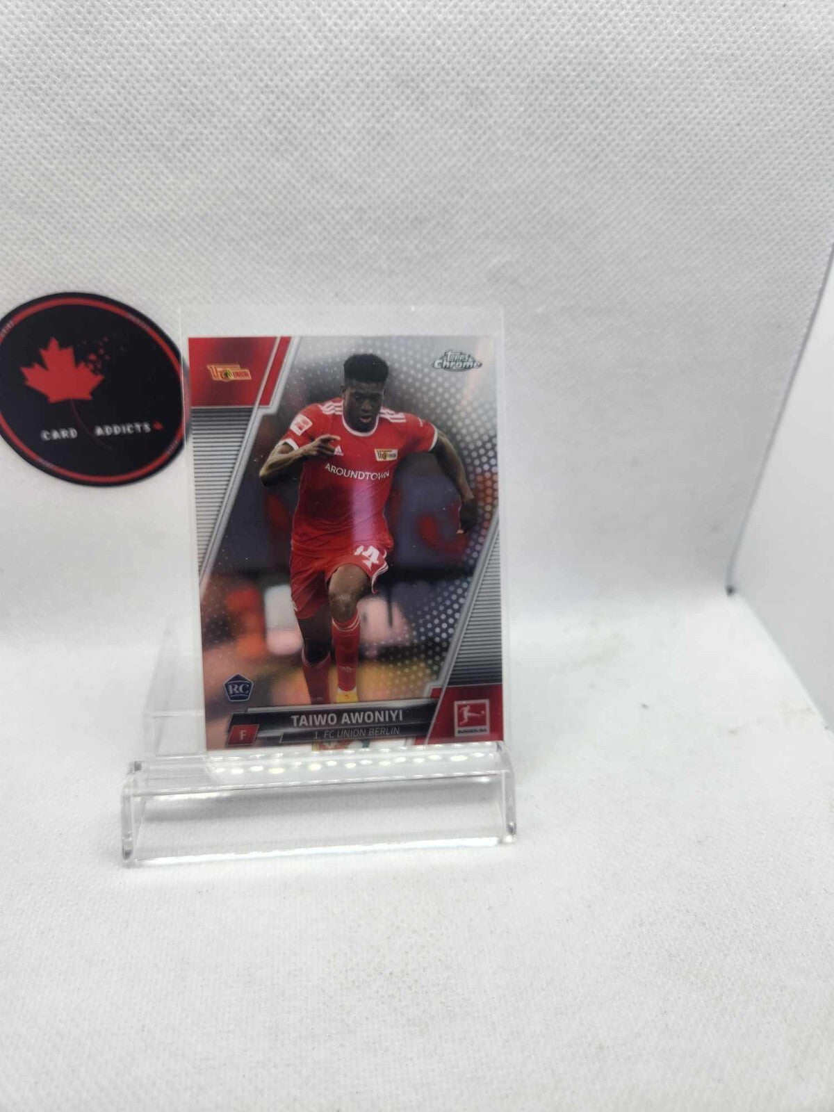 Taiwo Awoniyi FC Union Berlin Topps Chrome Bundesliga 21-22 Rookie