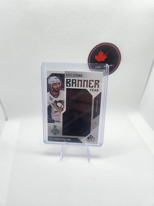 2016-17 Upper Deck SP Game Used Hockey Banner Year Stanley Cup Final Kris Letang