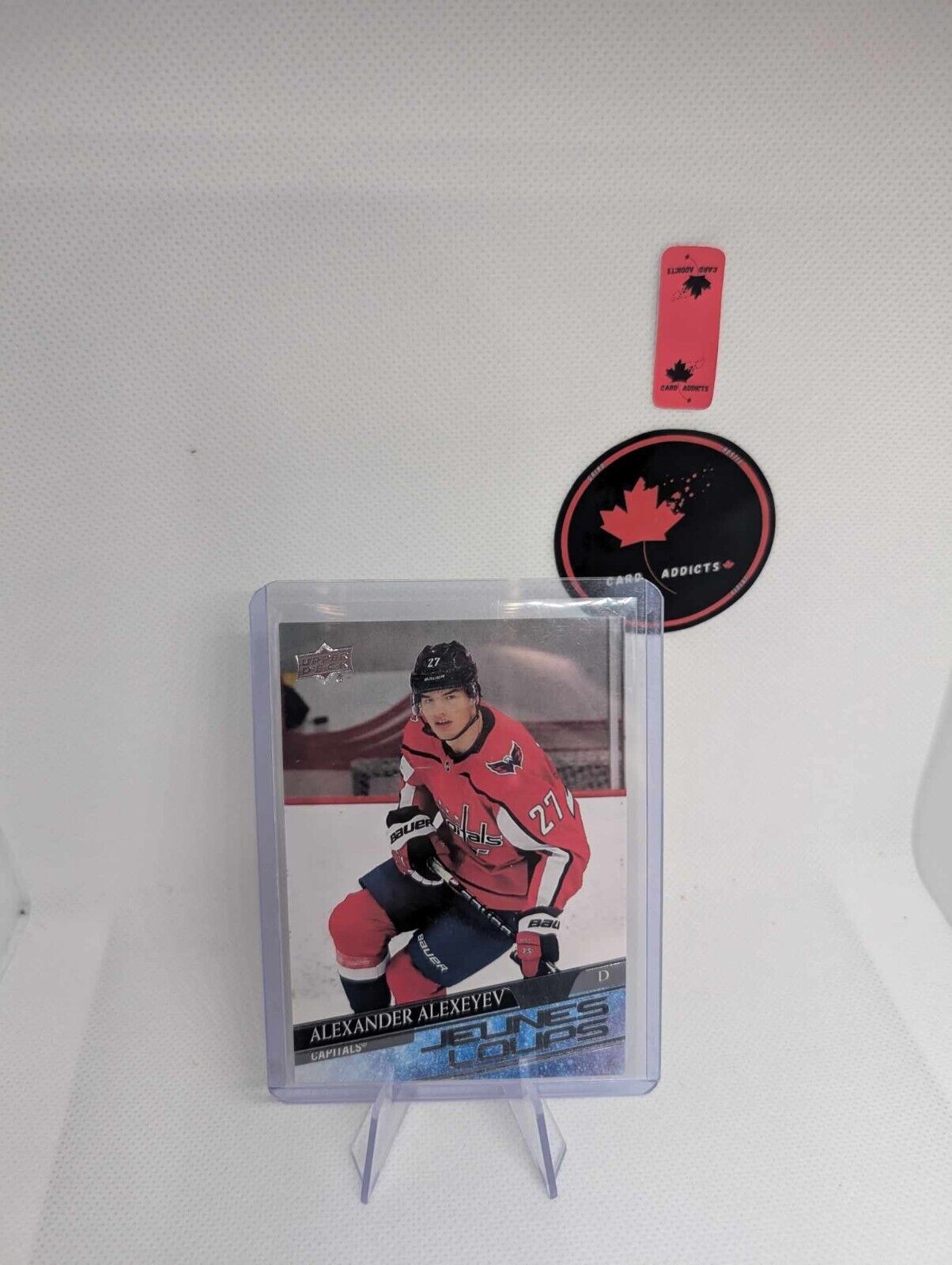 2020-21 Upper Deck YOUNG GUNS JEUNES LOUPS Alexander Alexeyev Rookie Washington