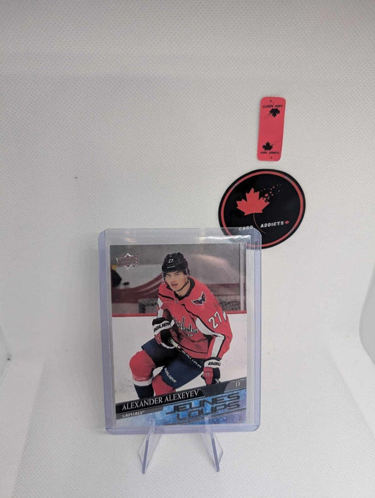 2020-21 Upper Deck YOUNG GUNS JEUNES LOUPS Alexander Alexeyev Rookie Washington