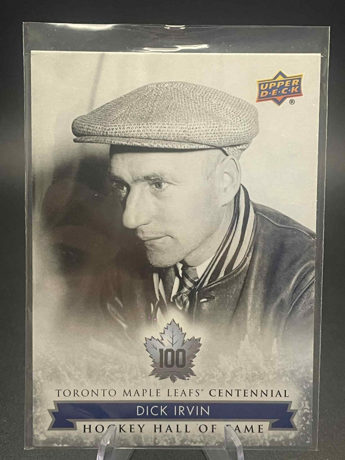 2017 Upper Deck Toronto Maple Leafs Centennial Hall Of Fame Dick Irvin