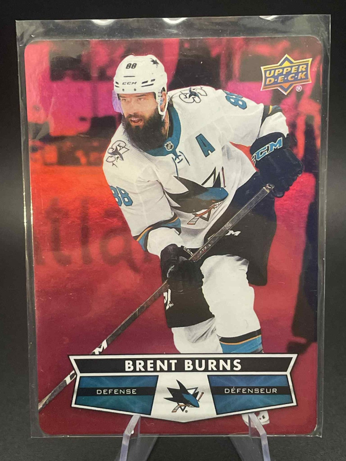21-22 Tim Horton's Brent Burns 🚨🚨🚨 Red Die-Cut REF I