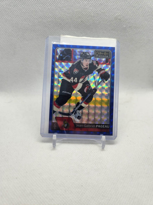 2016-17 O-Pee-Chee Platinum Royal Blue Cubes /99 Jean-Gabriel Pageau #116