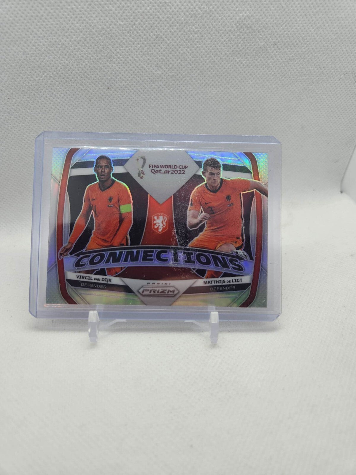2022 Panini Prizm World Cup Connections Van Dijk/ De Ligt Netherlands #3