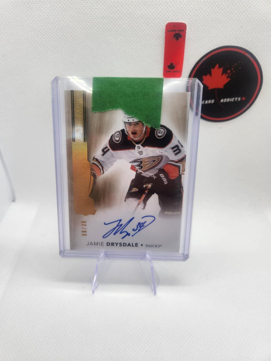 2021-22 UD THE CUP #128 ROOKIE AUTO GOLD /36 JAMIE DRYSDALE - DUCKIES