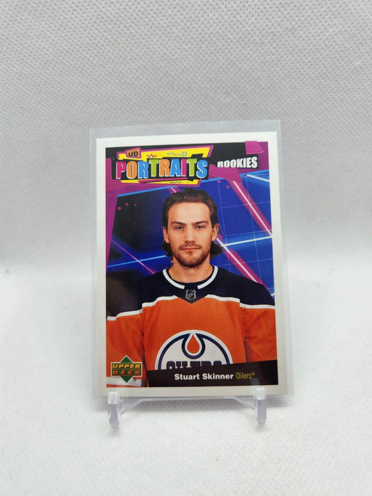 2020-21 Upper Deck UD Portraits Rookies #P-95 Stuart Skinner