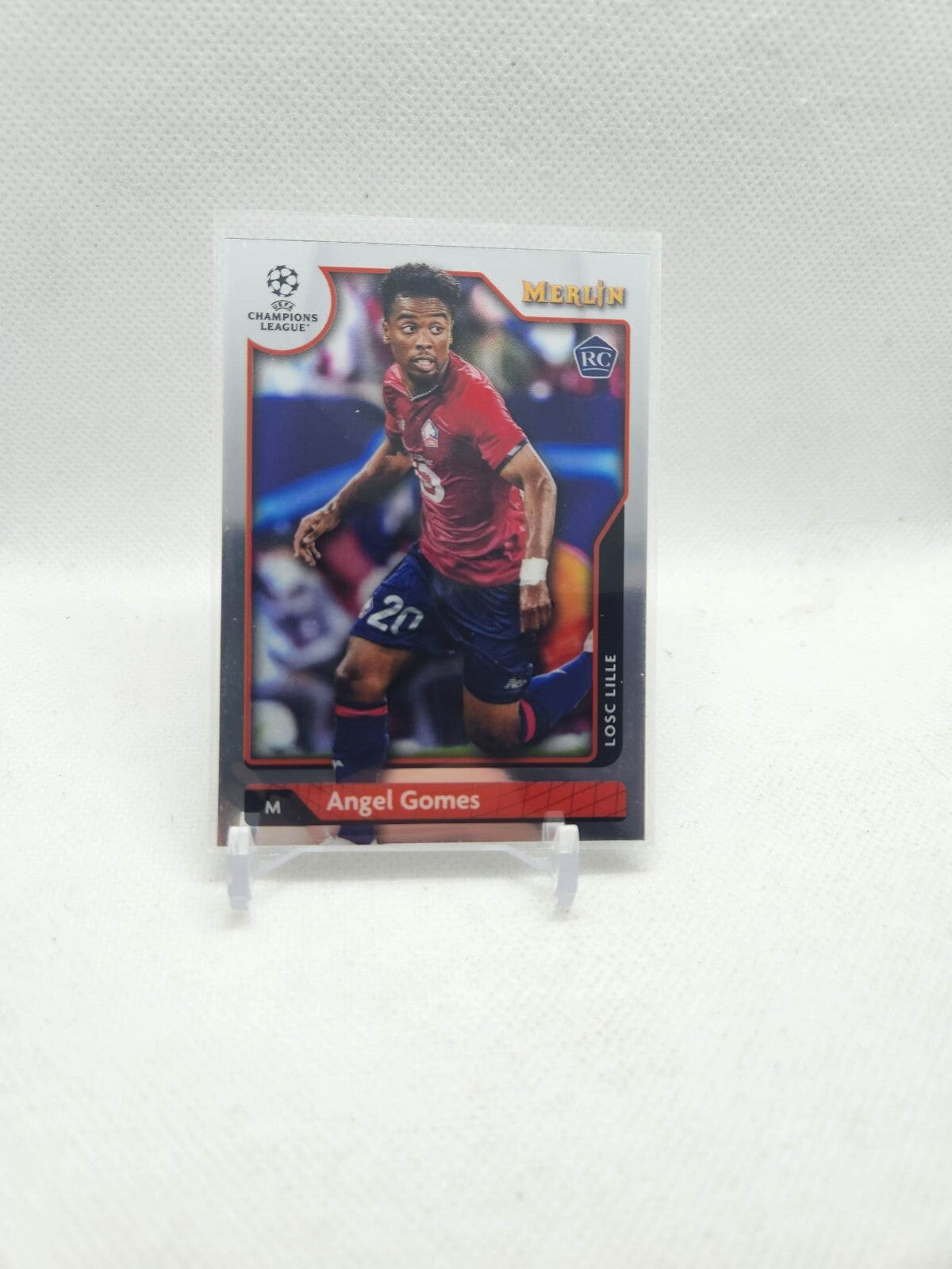Angel Gomes #127 Rookie Card Topps Merlin Chrome 2021/22 Lille RC