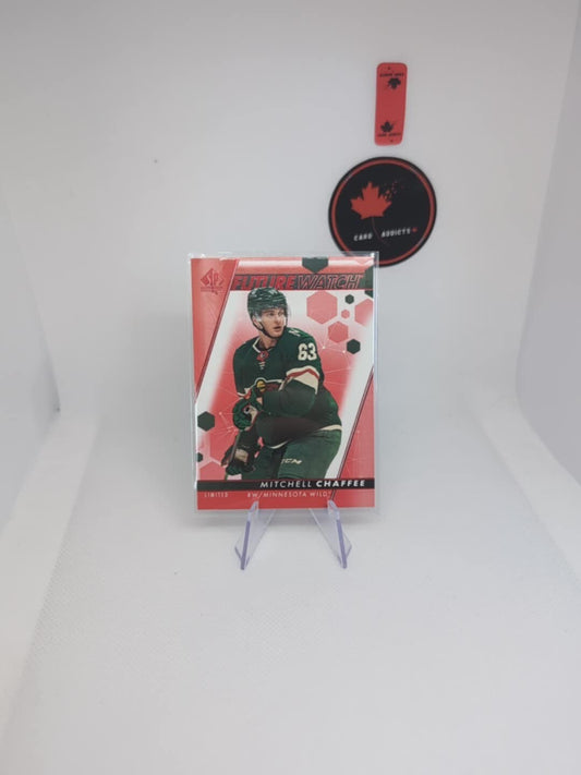 Mitchell Chaffee 2022-23 SP Authentic Limited Red Future Watch #187 Minnesota
