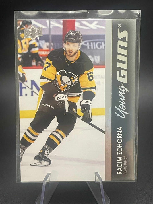 2021-22 Upper Deck Series 1 Young Guns Radim Zohorna. Pittsburgh Penguins #216
