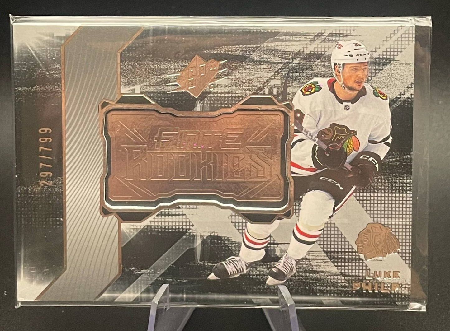 2023-24 Upper Deck SPX Finite Rookies Luke Philp Rookie /799 #F-33 Chicago