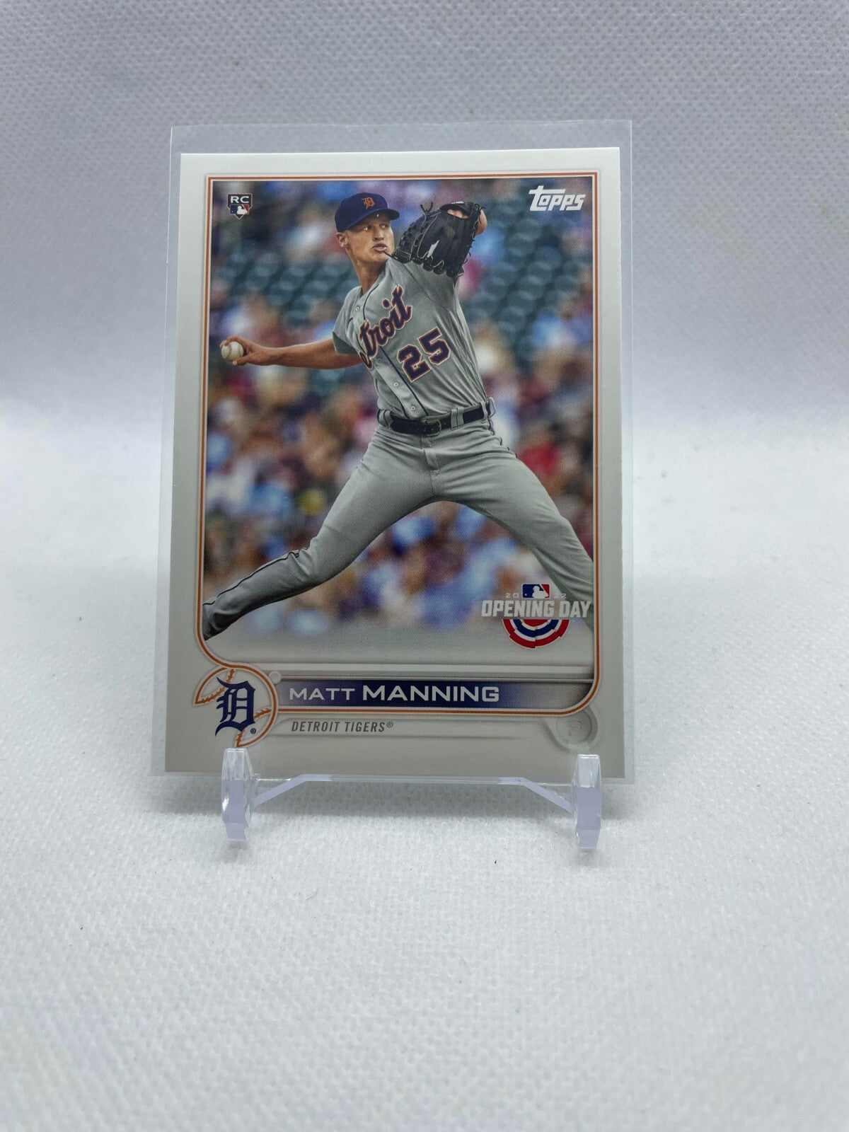 2022 Topps Opening Day Matt Manning Rookie Tigers #102