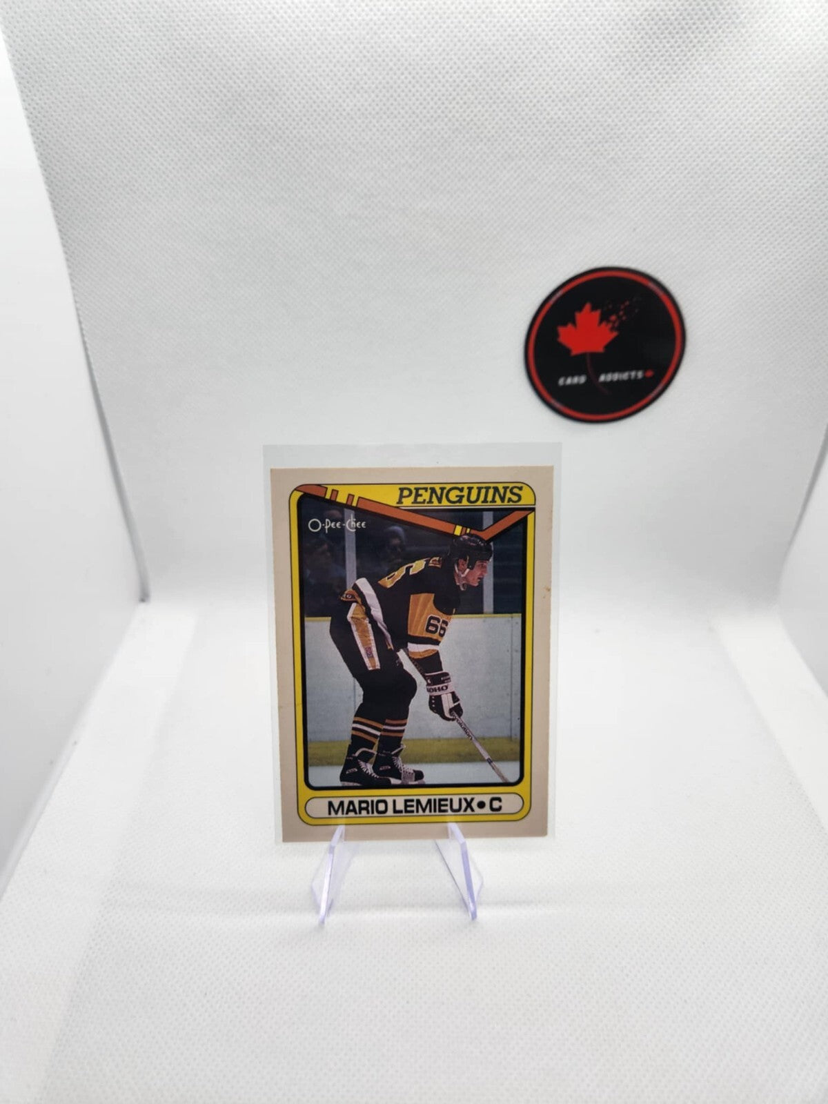 1990-91 O-Pee-Chee OPC Mario Lemieux #175 Pittsburgh Penguins HOF