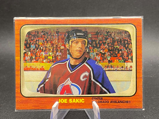 2002-03 Topps Heritage Joe Sakic Colorado Avalanche #34